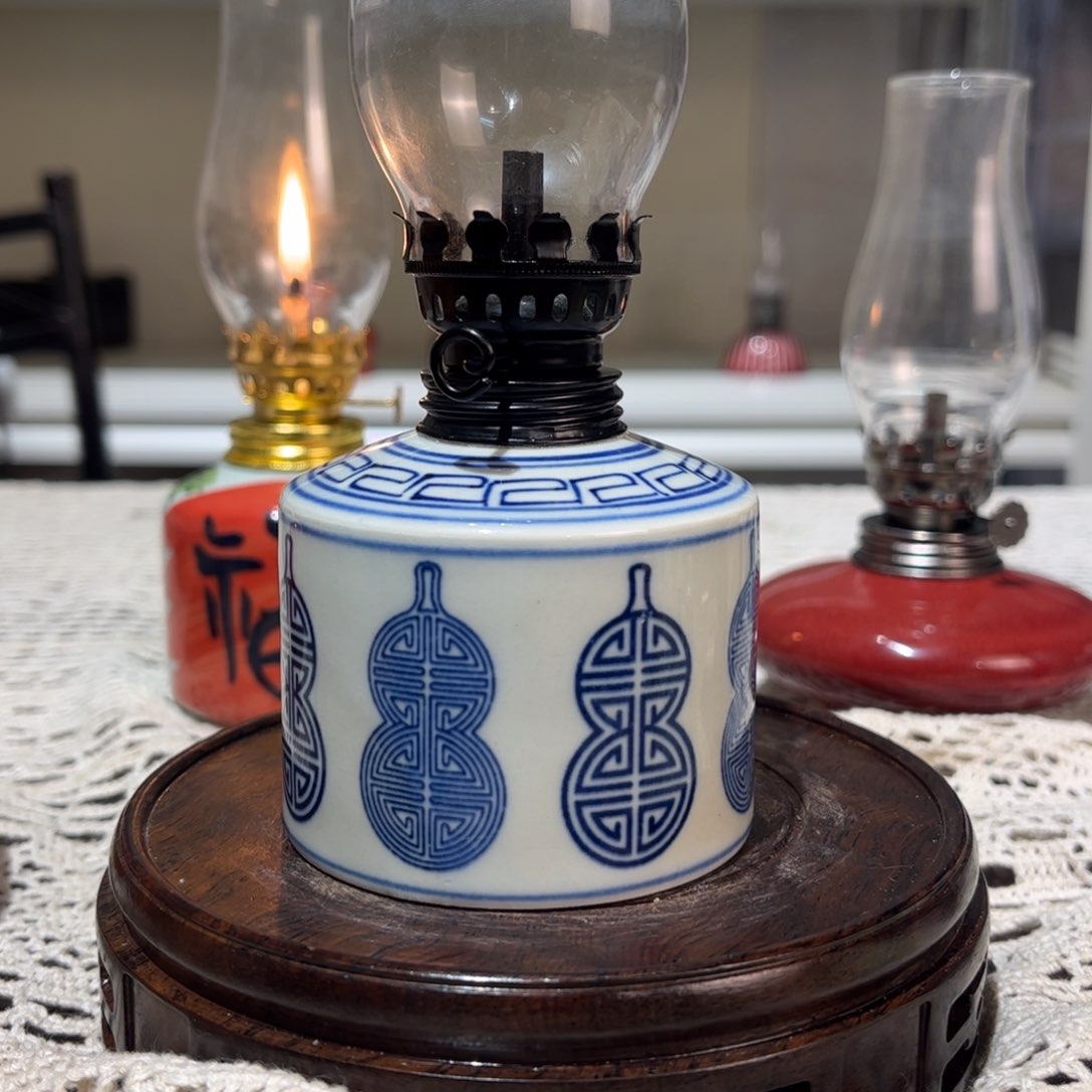 摆件景德镇陶瓷香薰灯