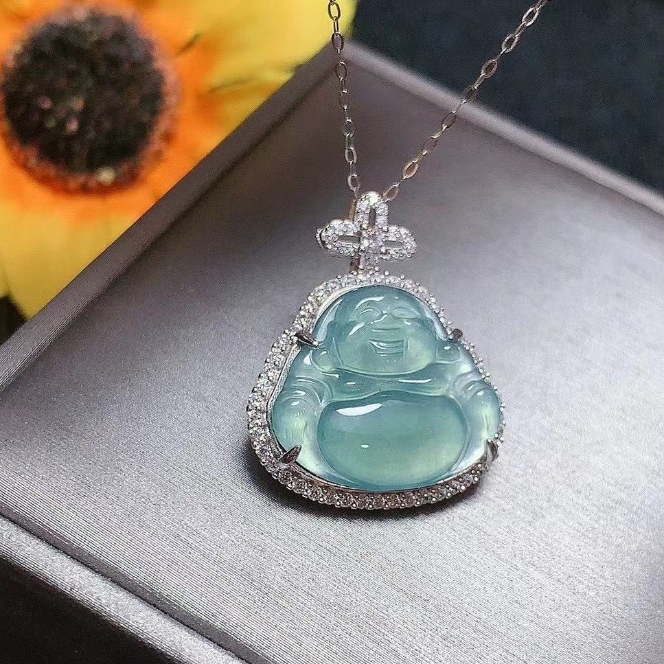 沐银时代925银翡翠十字佛公吊坠 多样性发货