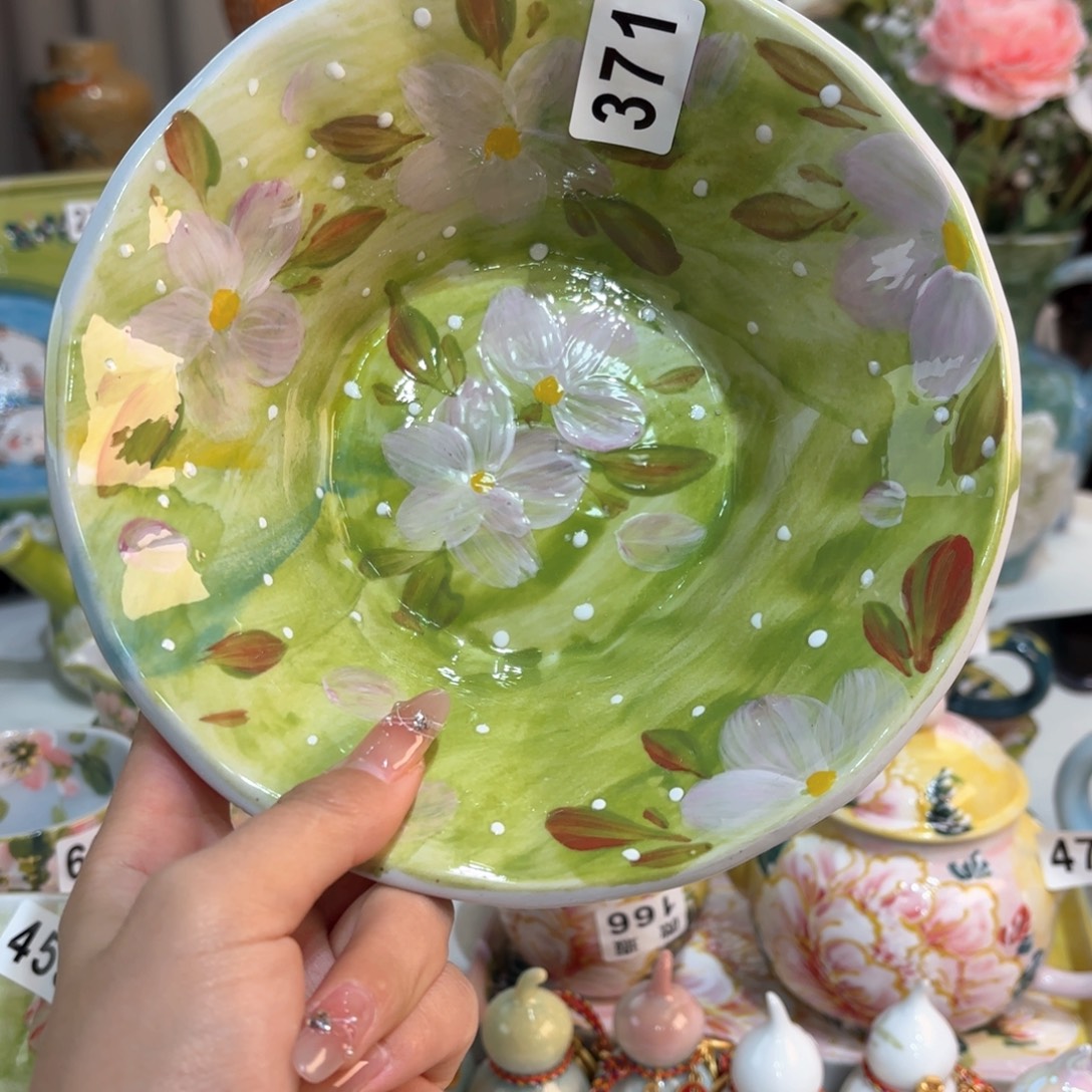 景德镇手绘高温釉下彩陶瓷茶具