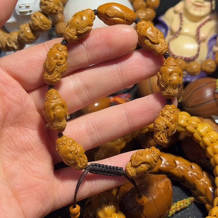 橄榄核手串/手链站立财神1.2