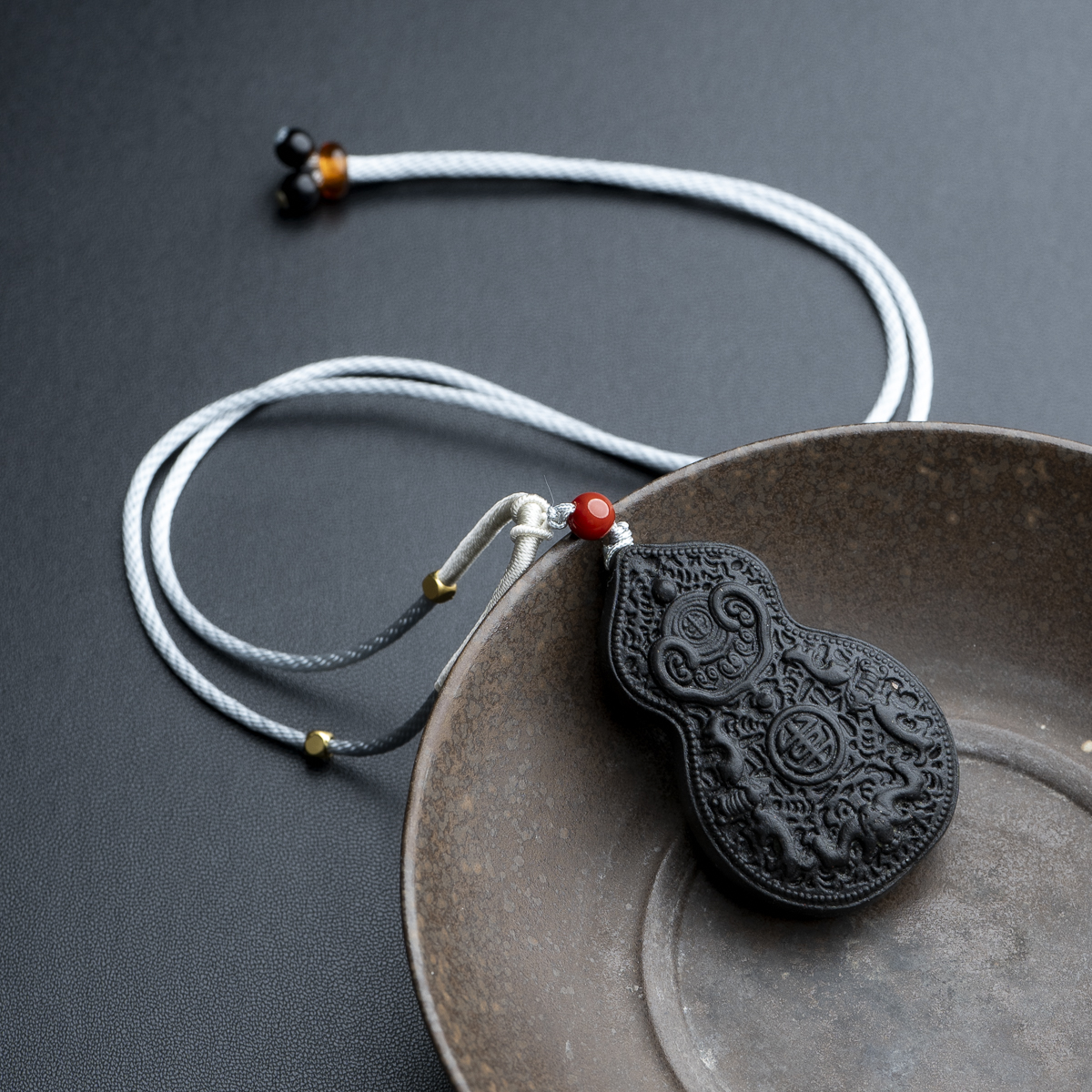 【宣和香方】宣和古法天然手工制作智醒香如意宝葫芦项链