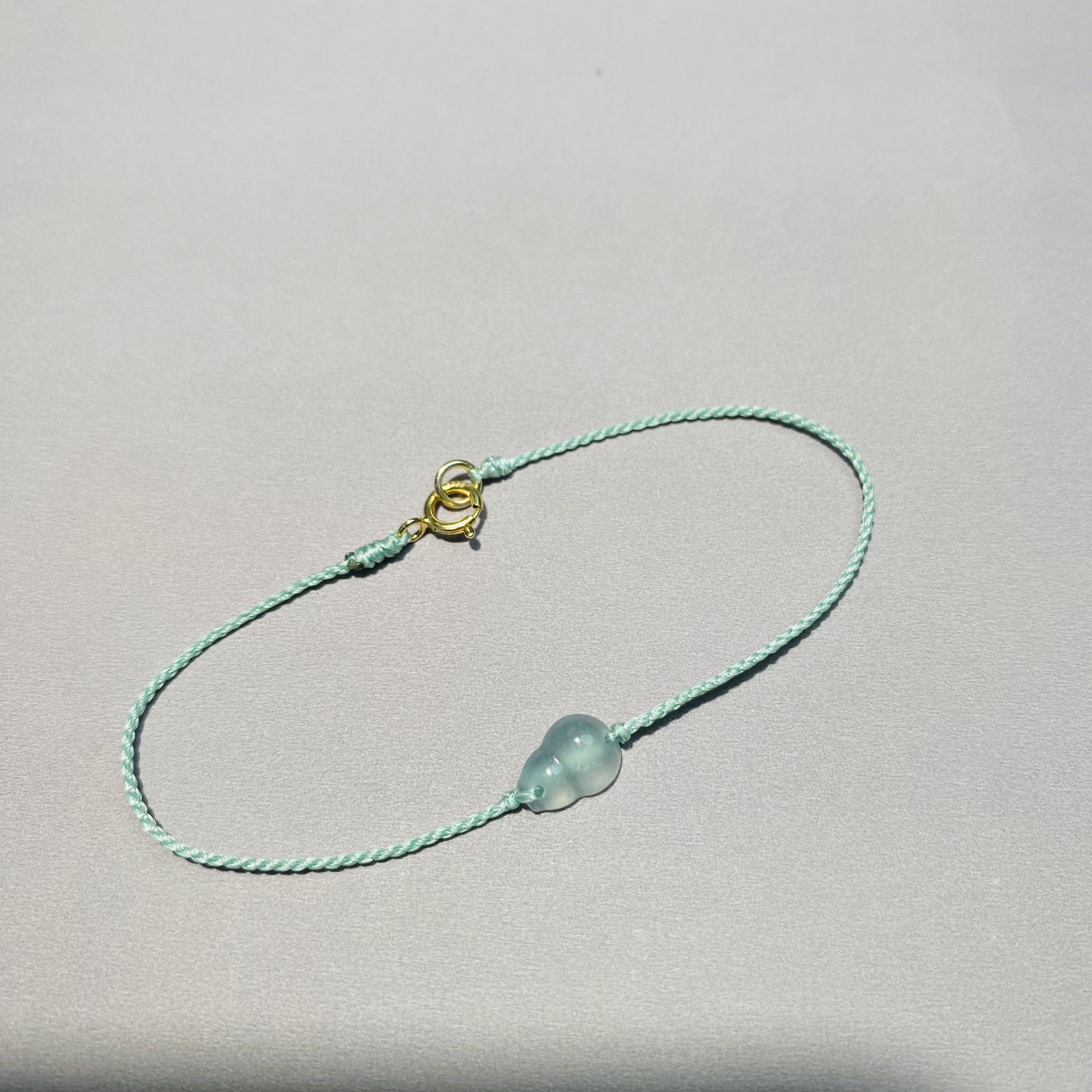 款式图勿拍！定制产品联系客服纯天然翡翠A货葫芦手绳小红书爆款