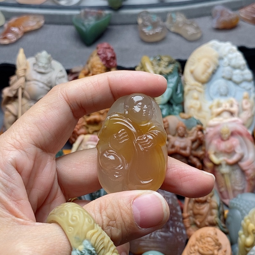 【闪购商品】未镶嵌吊坠定制玛瑙