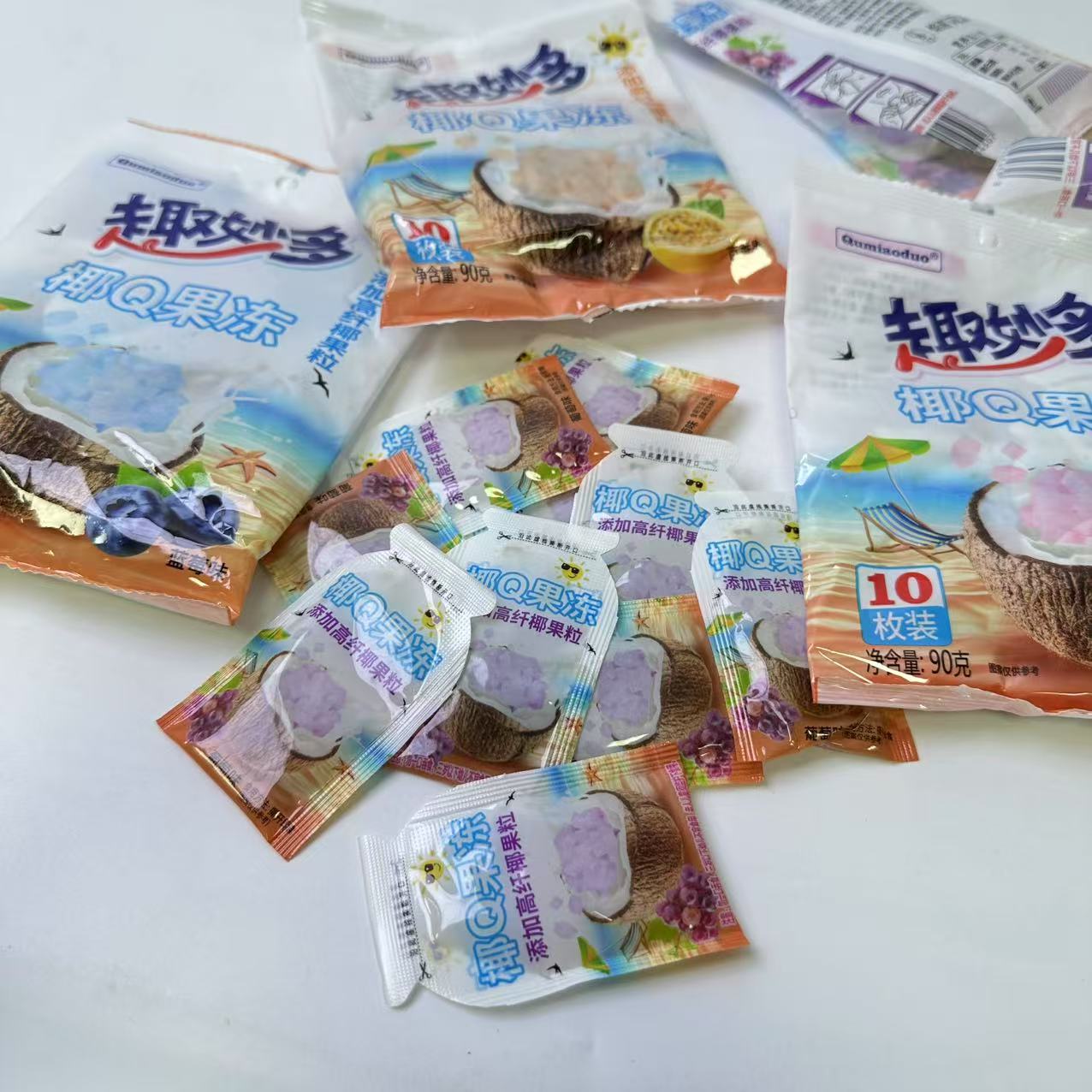 64004   椰Q果冻混味（90g）