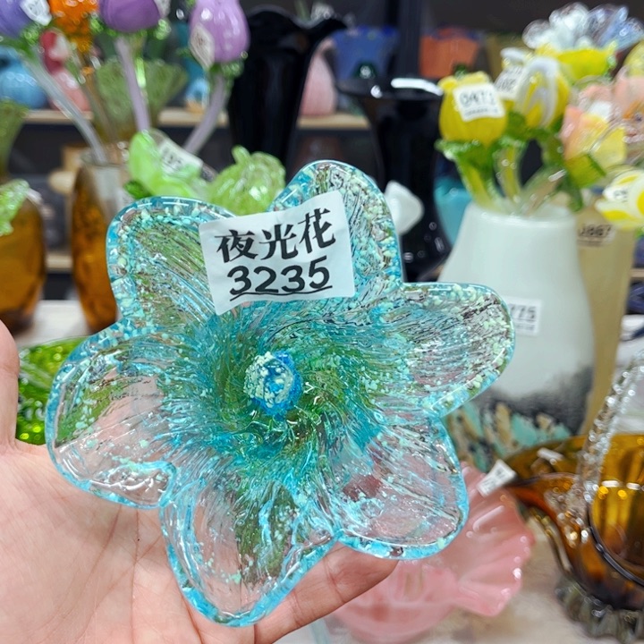 琉璃3235 家悦美居琉璃花瓶