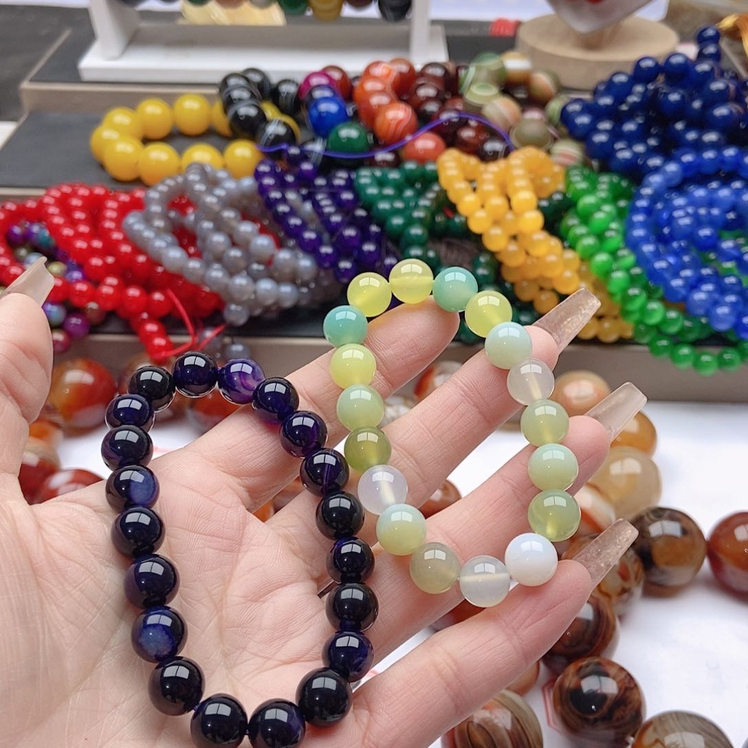 【闪购商品】玛瑙/玉髓手链未镶嵌马*鸣