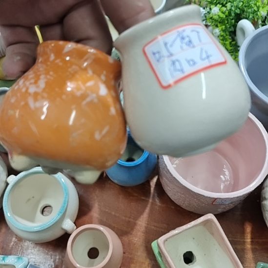 微瑕陶瓷盆满12包邮