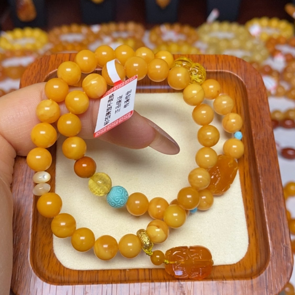 【闪购商品】蜜蜡手链未镶嵌手串