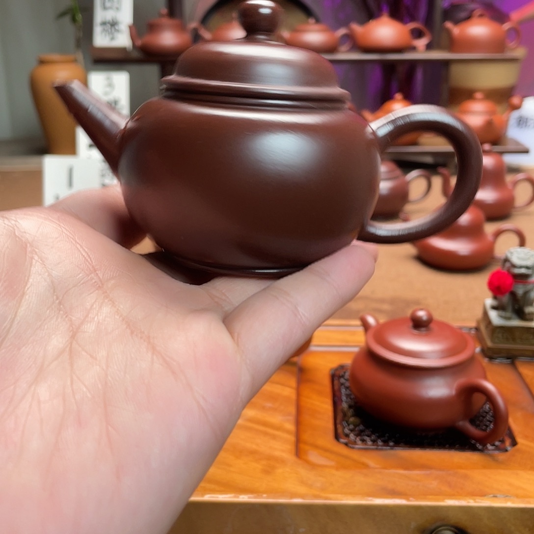 紫砂茶壶?紫泥水平