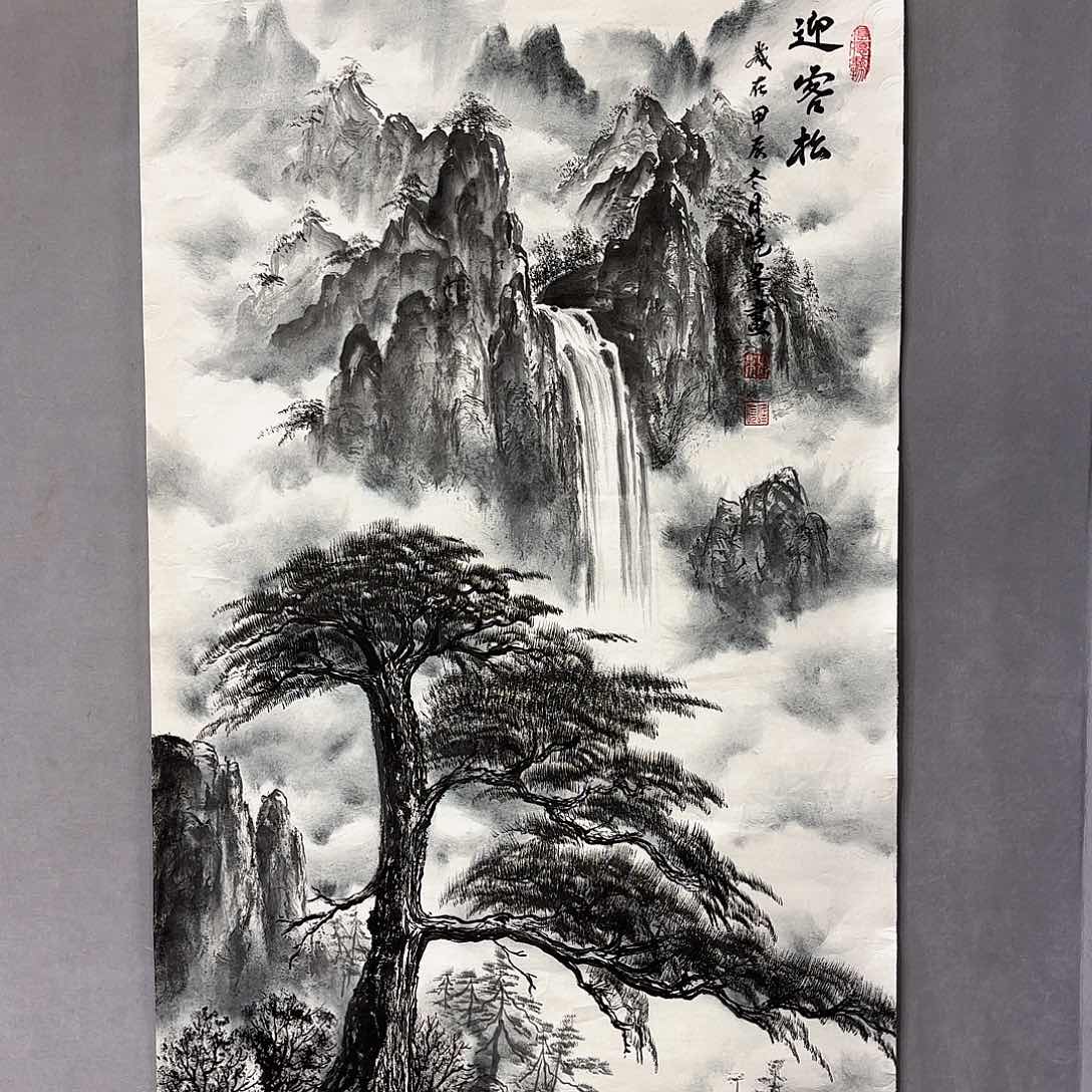 书法国画纯手绘作品请放心去藏