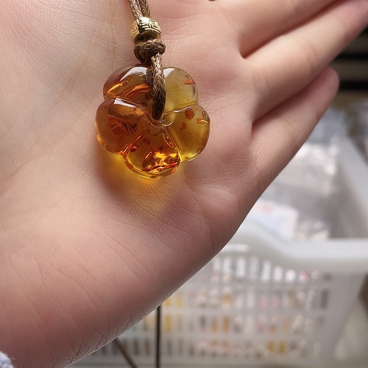琥珀未镶嵌裸石琥珀吊坠
