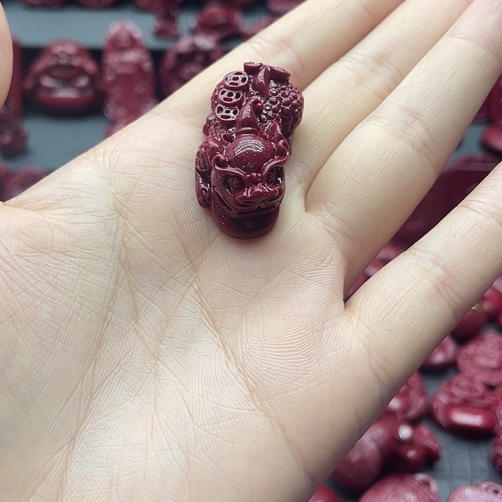 天然辰砂朱砂吊坠