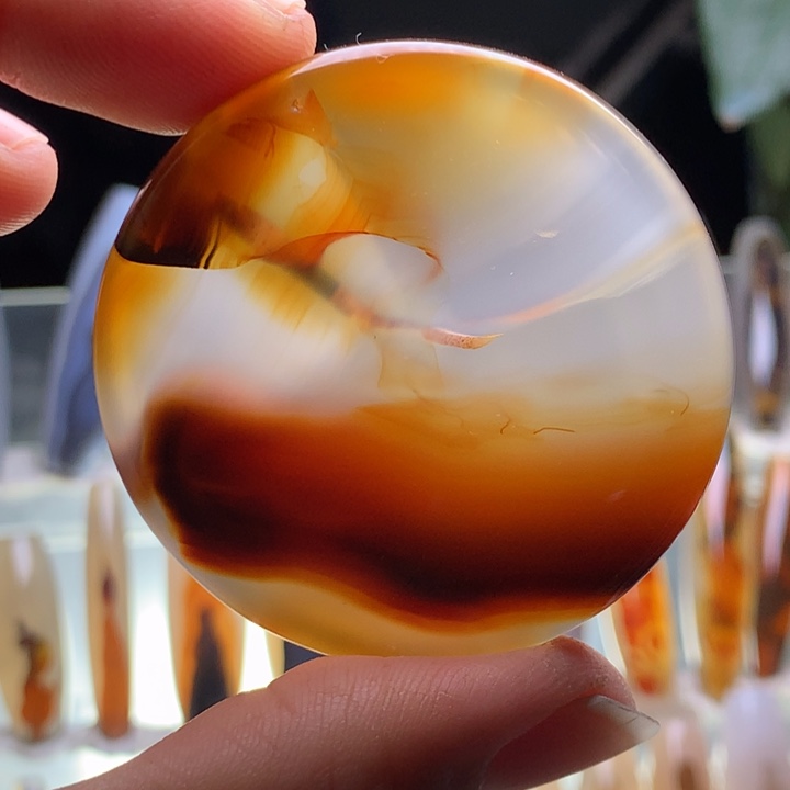 玛瑙/玉髓颈饰未镶嵌158微瑕