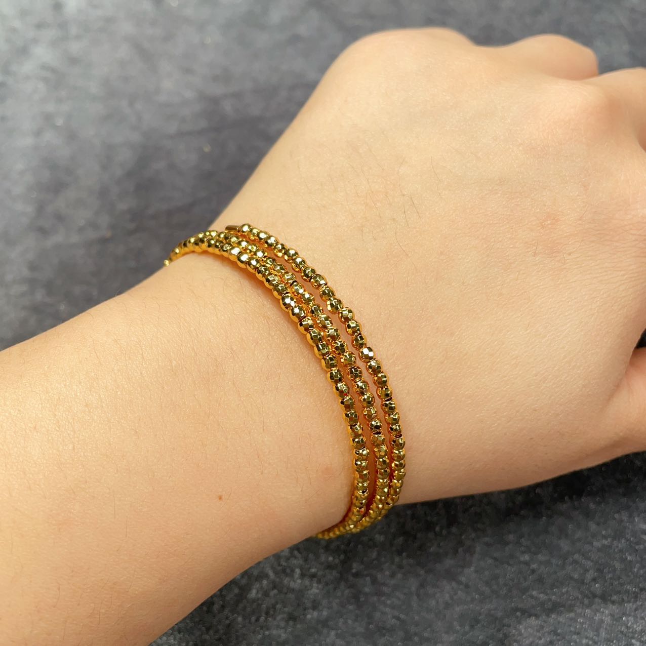 铜合金手镯 三生三世爆闪蹦迪珠手环-9023