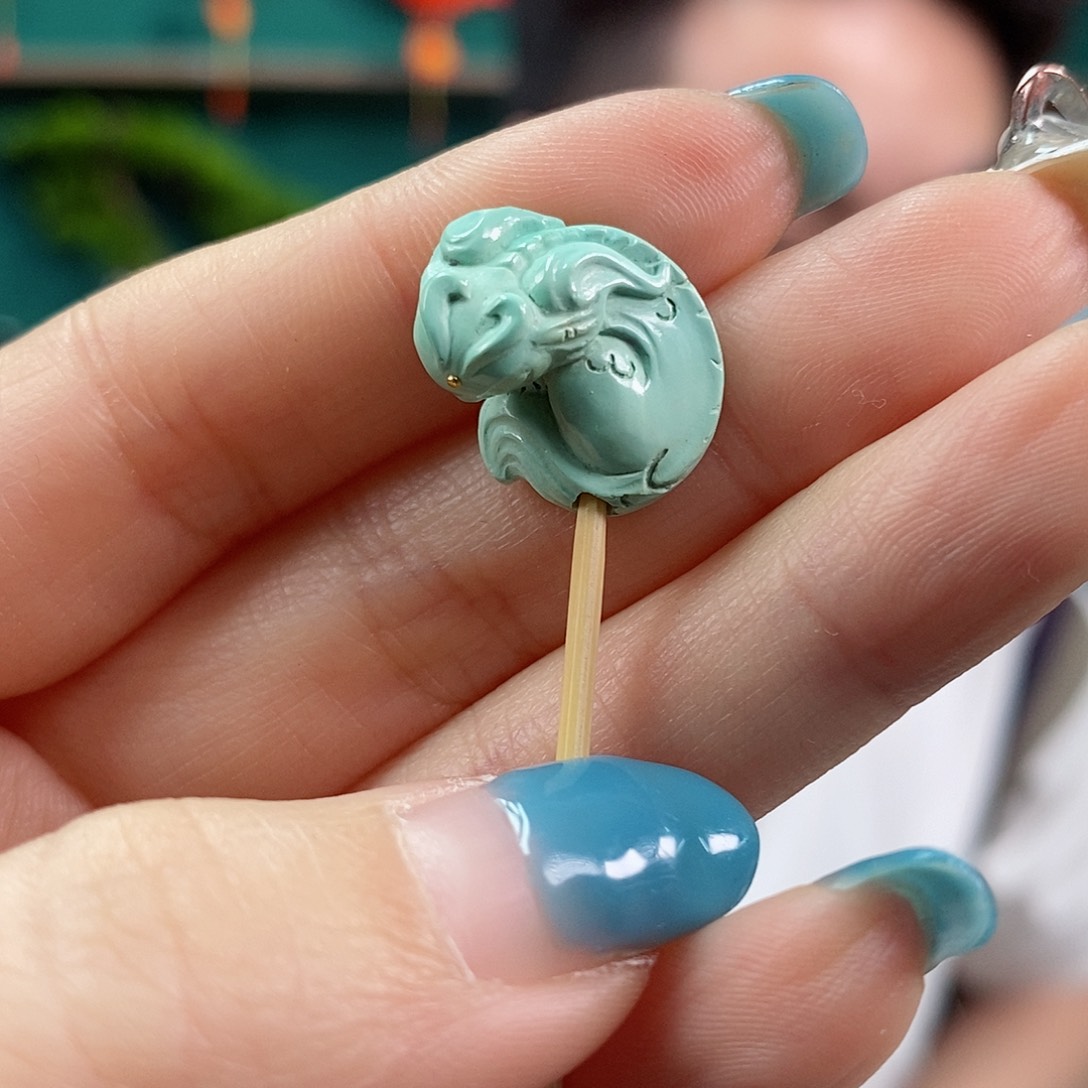 绿松石珠宝奇石未镶嵌