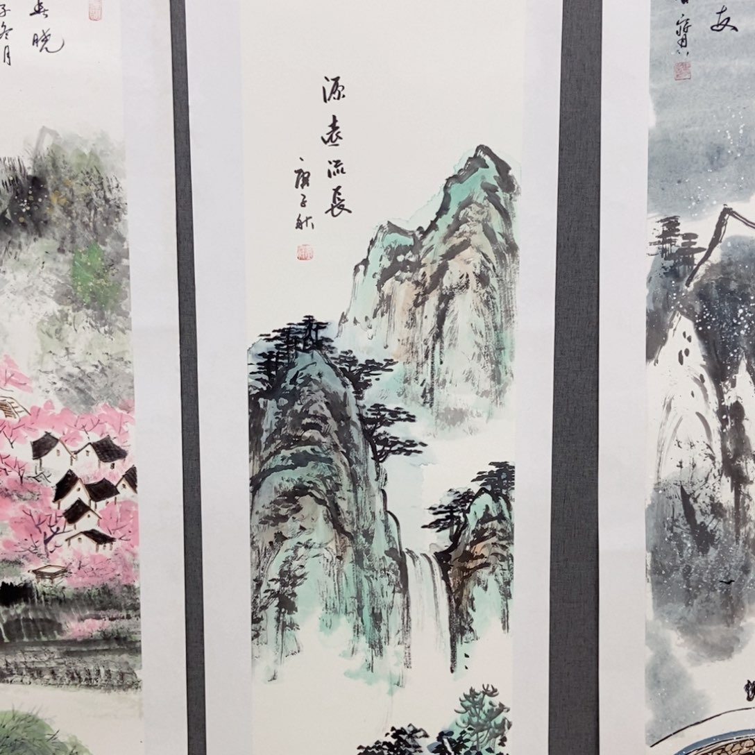 国画天***?手写手绘国画作品80