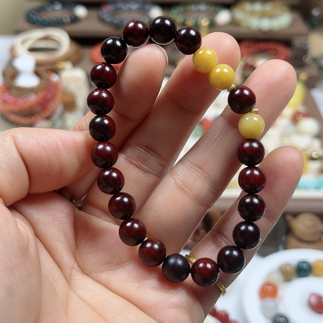 檀香紫檀（小叶紫檀）其他单圈手串