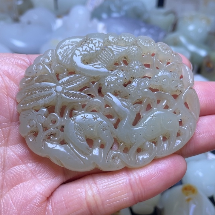 和田玉挂件未镶嵌