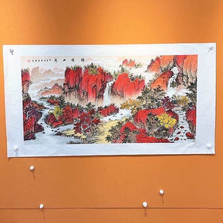国画书法作品多次参加