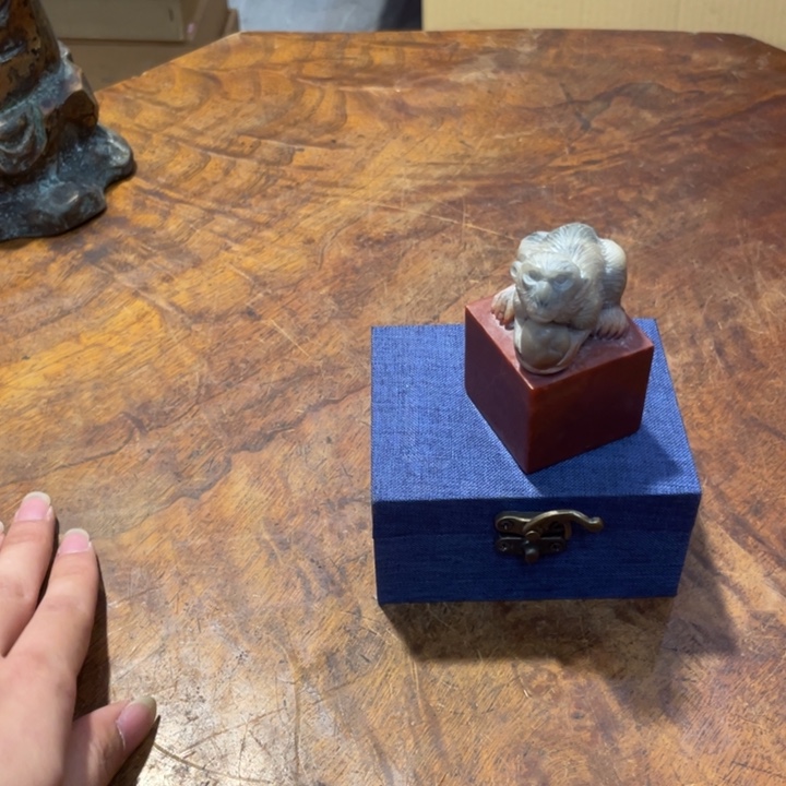 石材小六古美术工艺品摆件