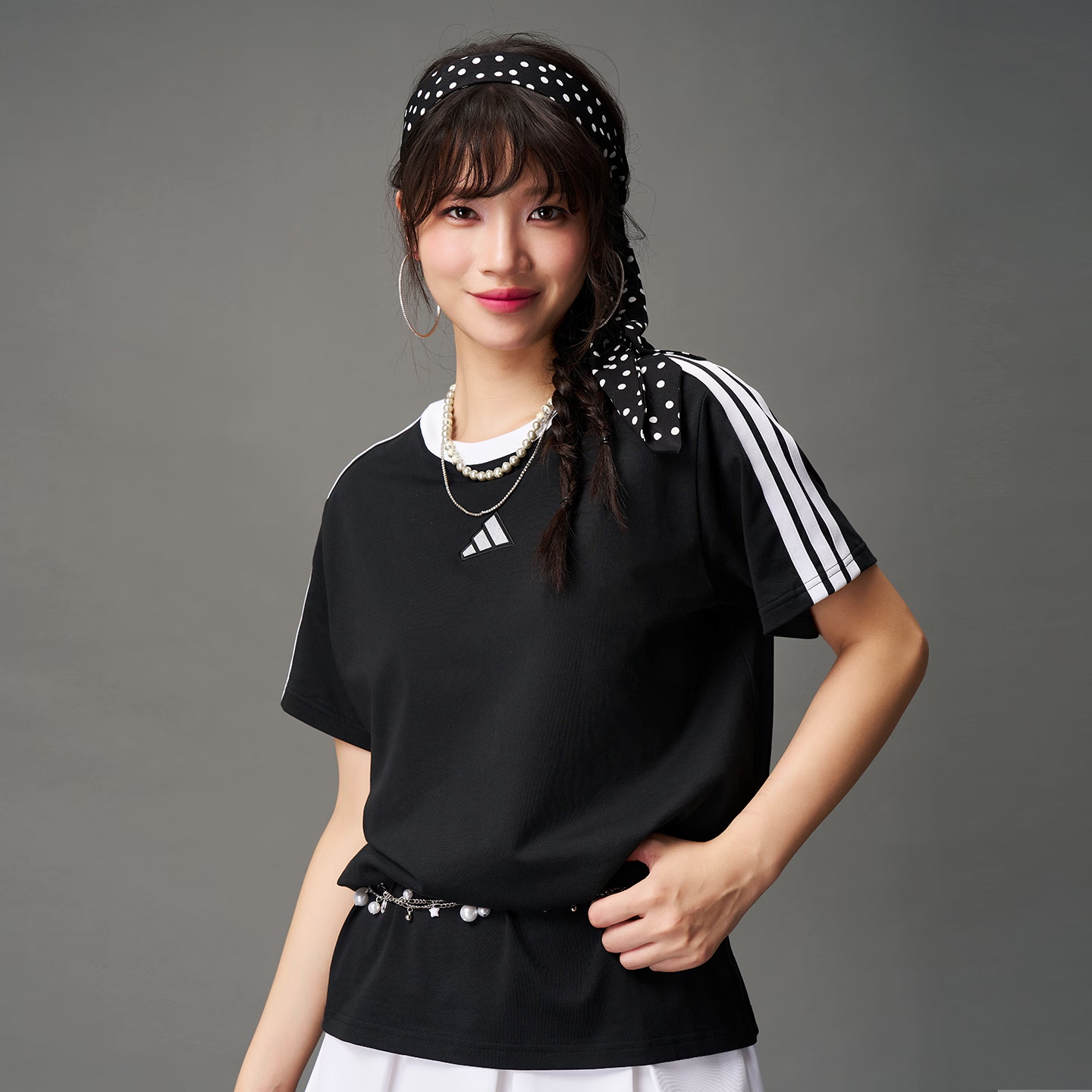 adidas/阿迪达斯S BF TEE 纯棉运动休闲短袖T恤 KC5439