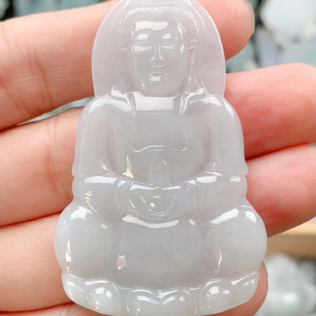 翡翠未镶嵌吊坠(不含链)34观音