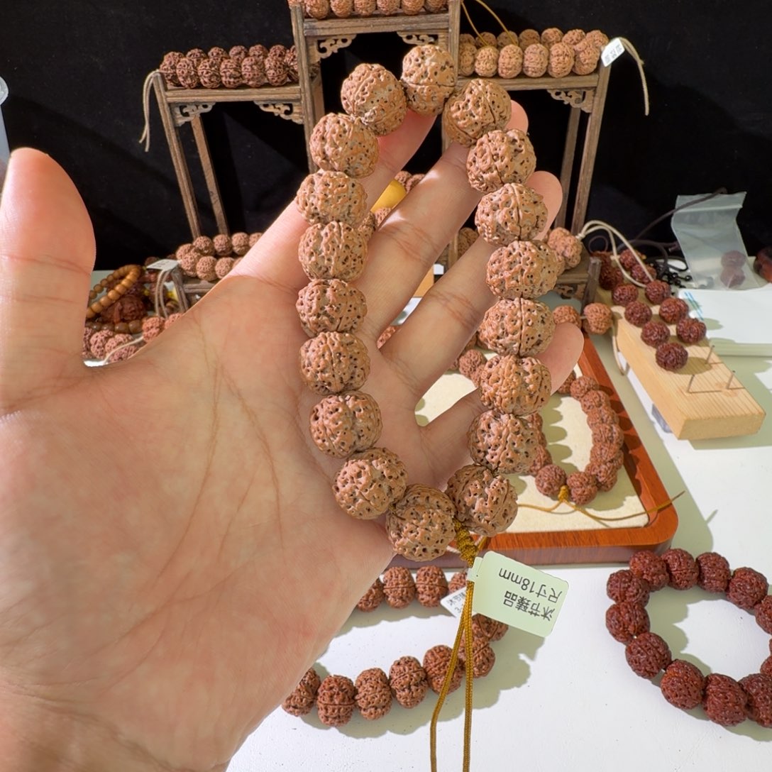 金刚菩提手串18尺寸梅花超头