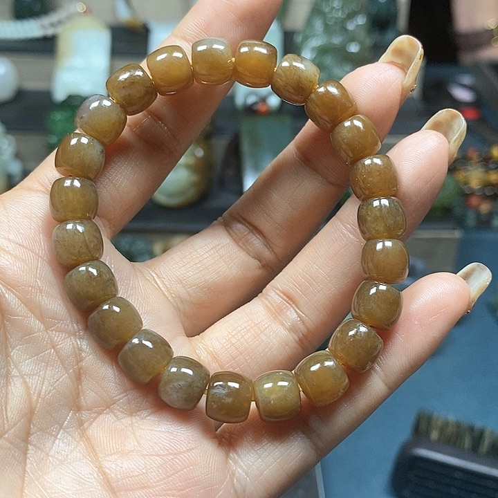 和田玉手串未镶嵌