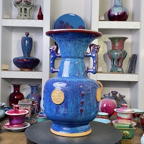 摆件禹州神后钧瓷原产地~