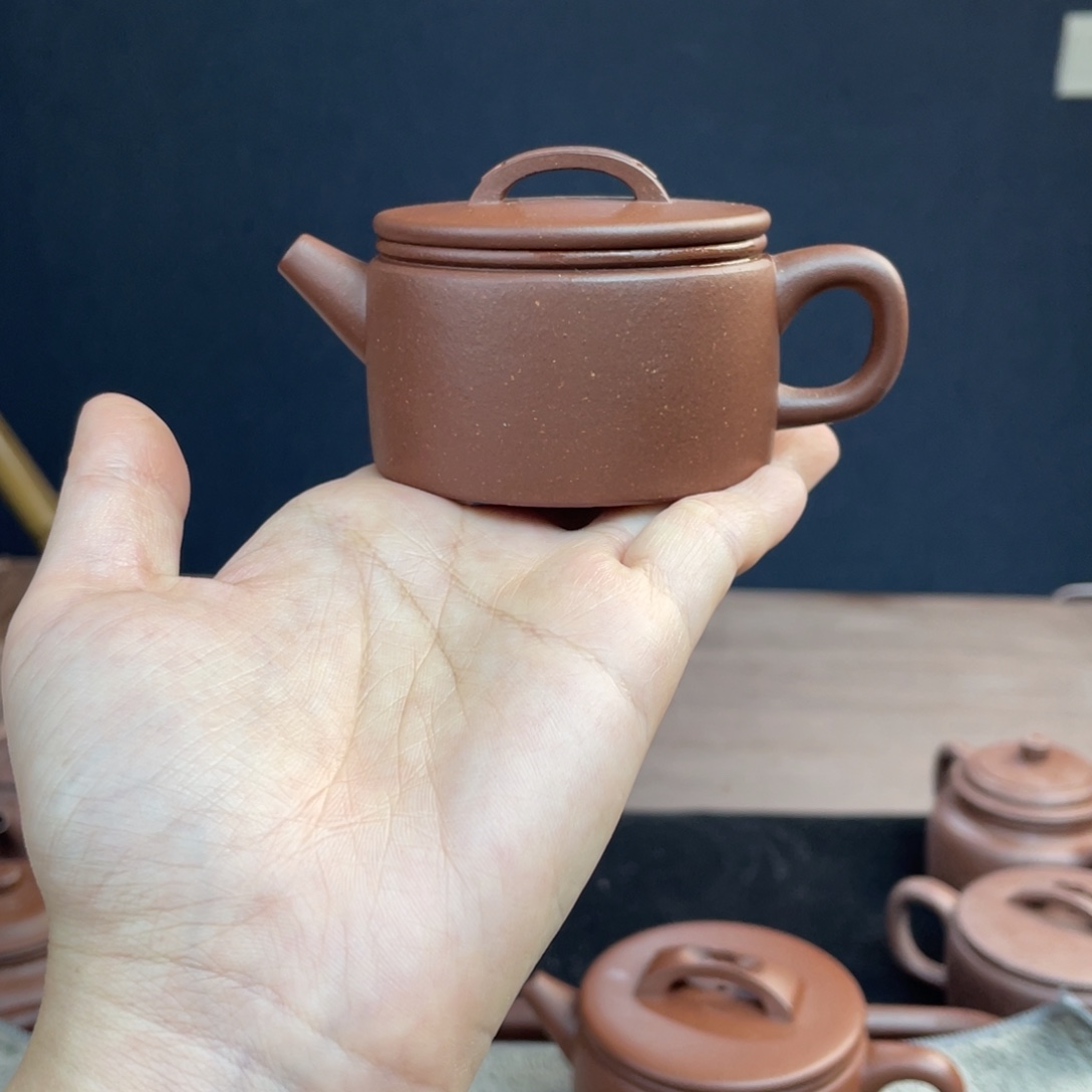 紫砂茶壶全手工底槽清汉瓦100cc
