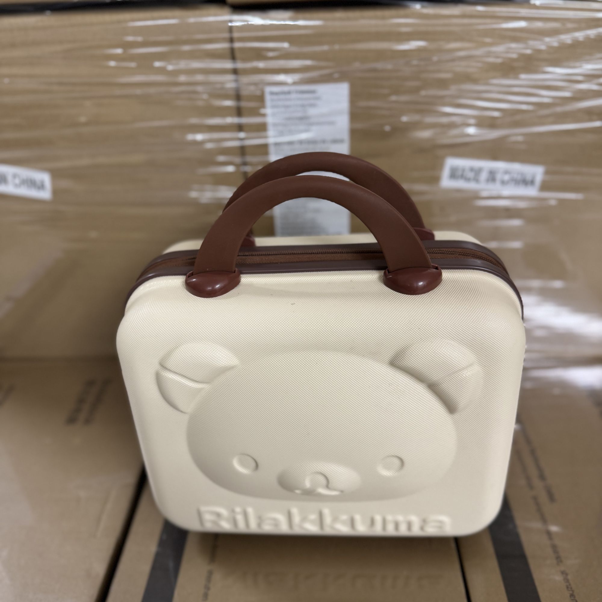 网红小熊化妆包手提 行李箱化妆品收纳旅行箱伴手礼 LL