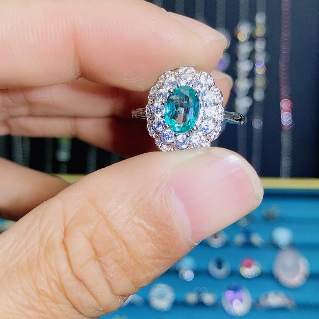 紫晶珠宝半成品银S925镶嵌