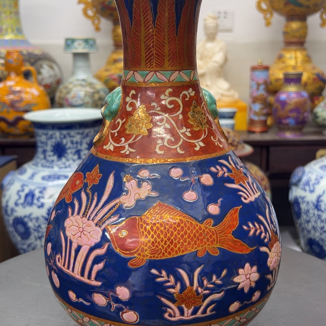 精美陶瓷摆件立件