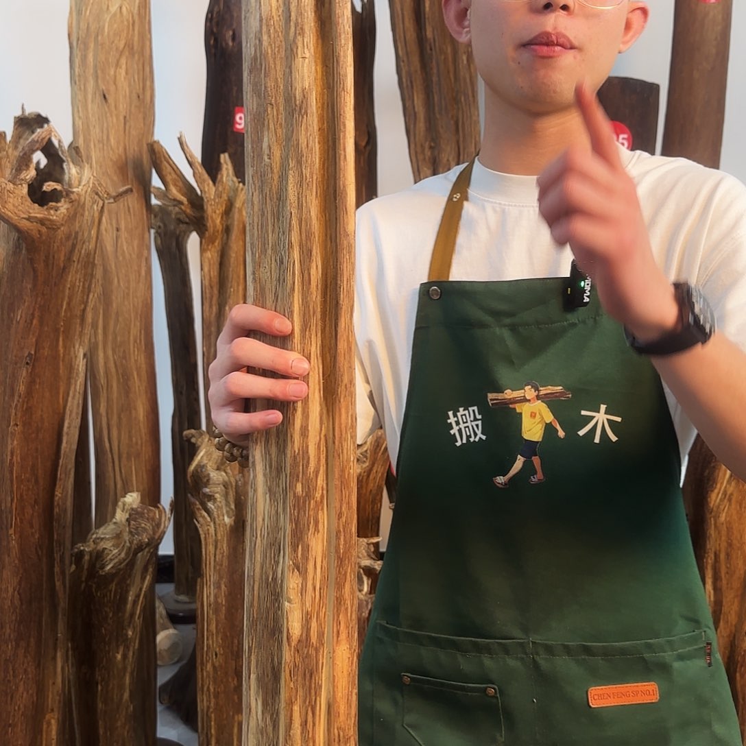 沉香摆件天然沉香原木摆件➕底座