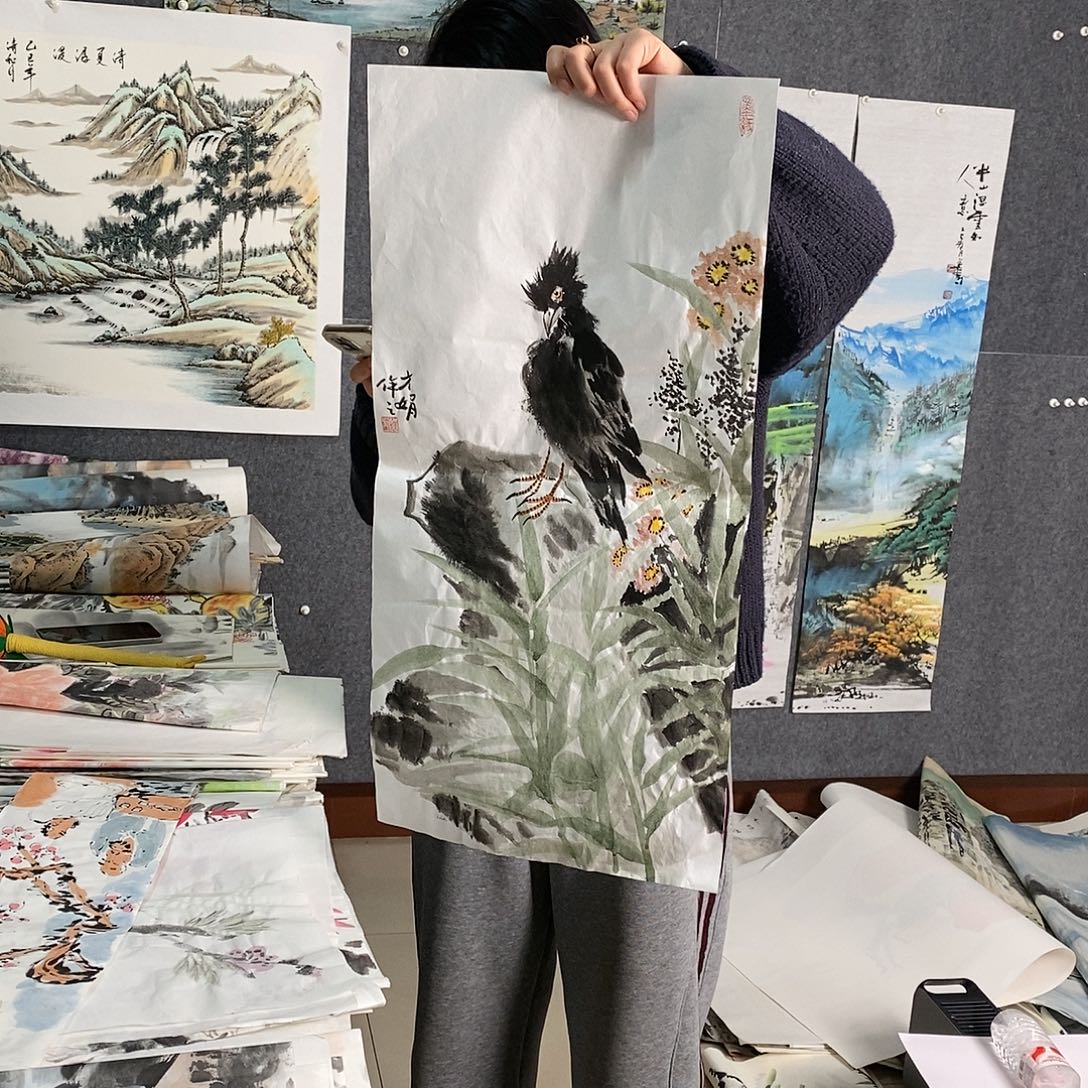 国画手写手绘国画作品1196