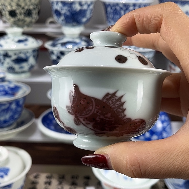 景德镇溪山居手工手绘