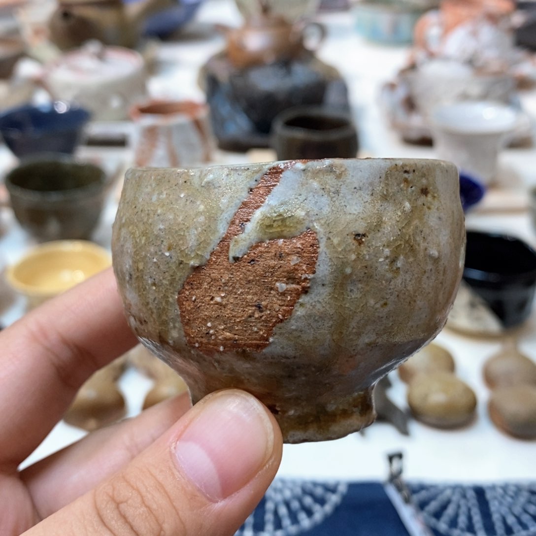 柴烧侘寂粗陶茶具