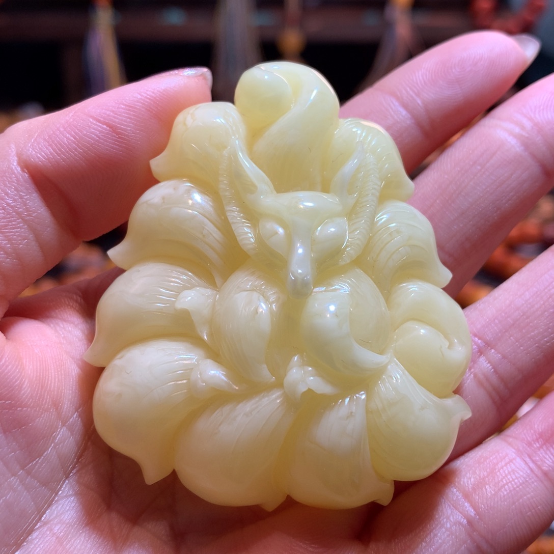 蜜蜡未镶嵌吊坠(不含链)