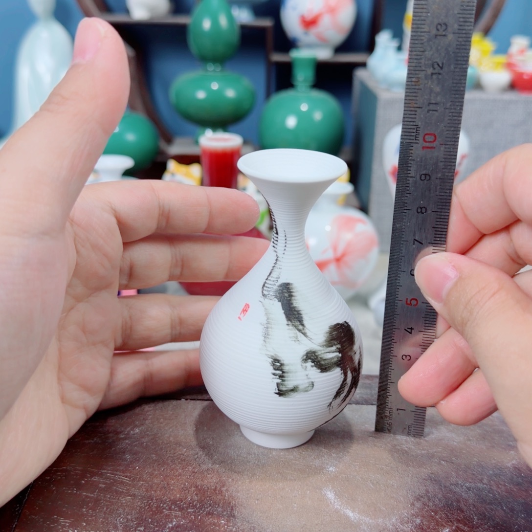 陶瓷手工小花器摆件