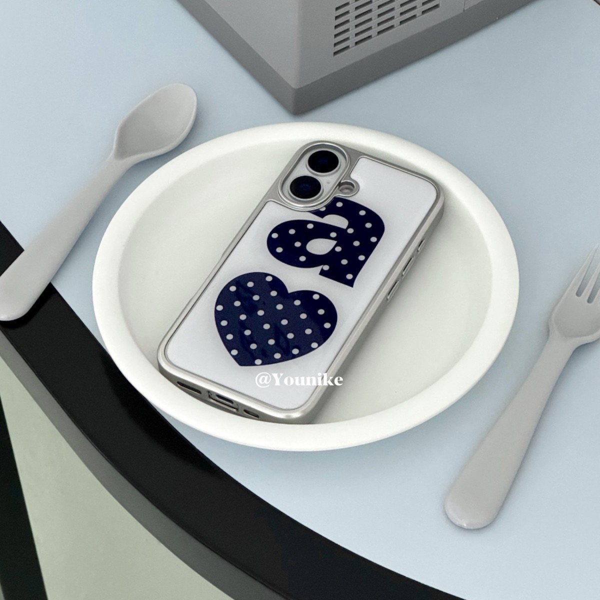 新款韩系ins风慵懒夏日欧尼同款波点元素爱心时髦个性适用iphonep