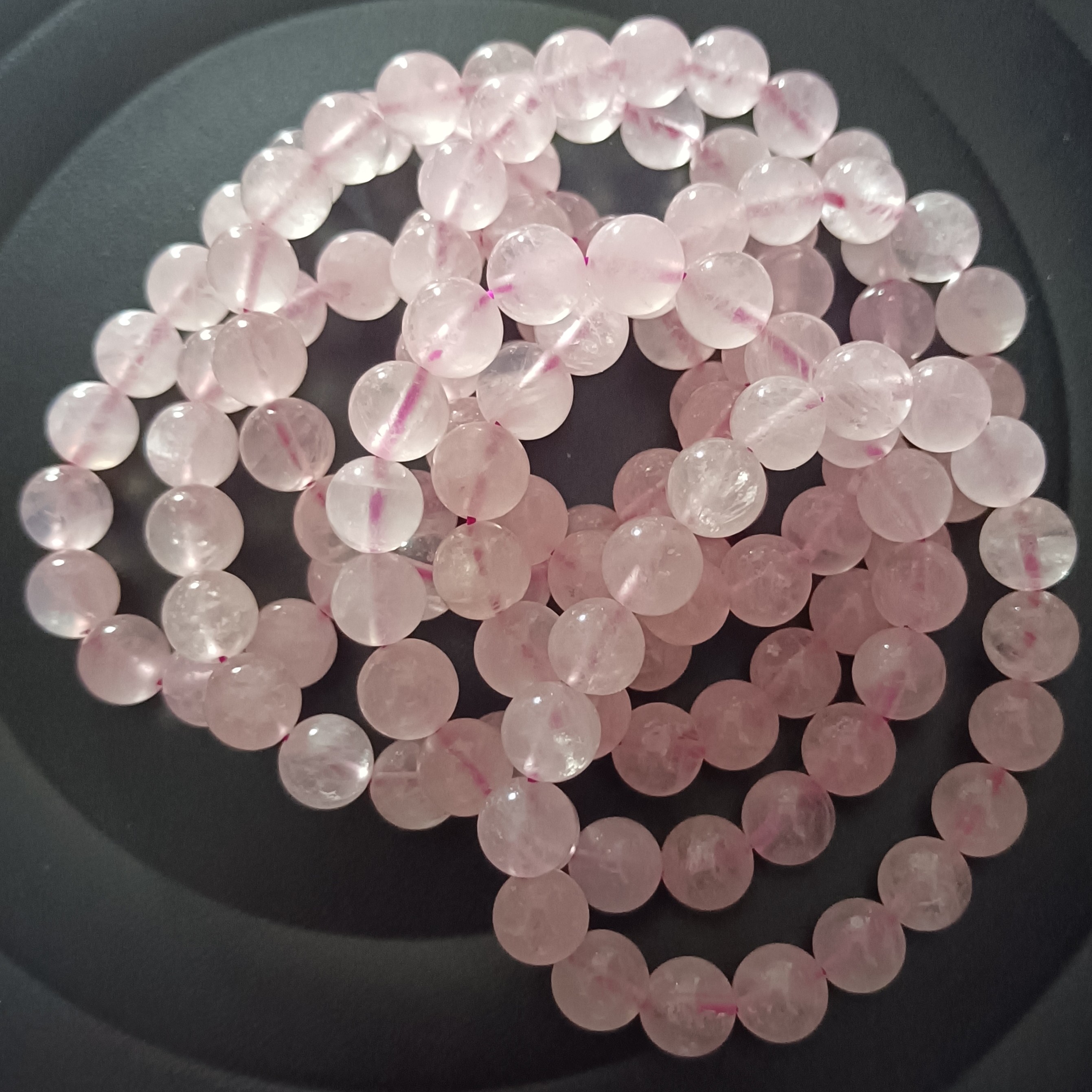 粉晶备用链接手串入门推荐 微瑕随机不挑（多样性发其一）