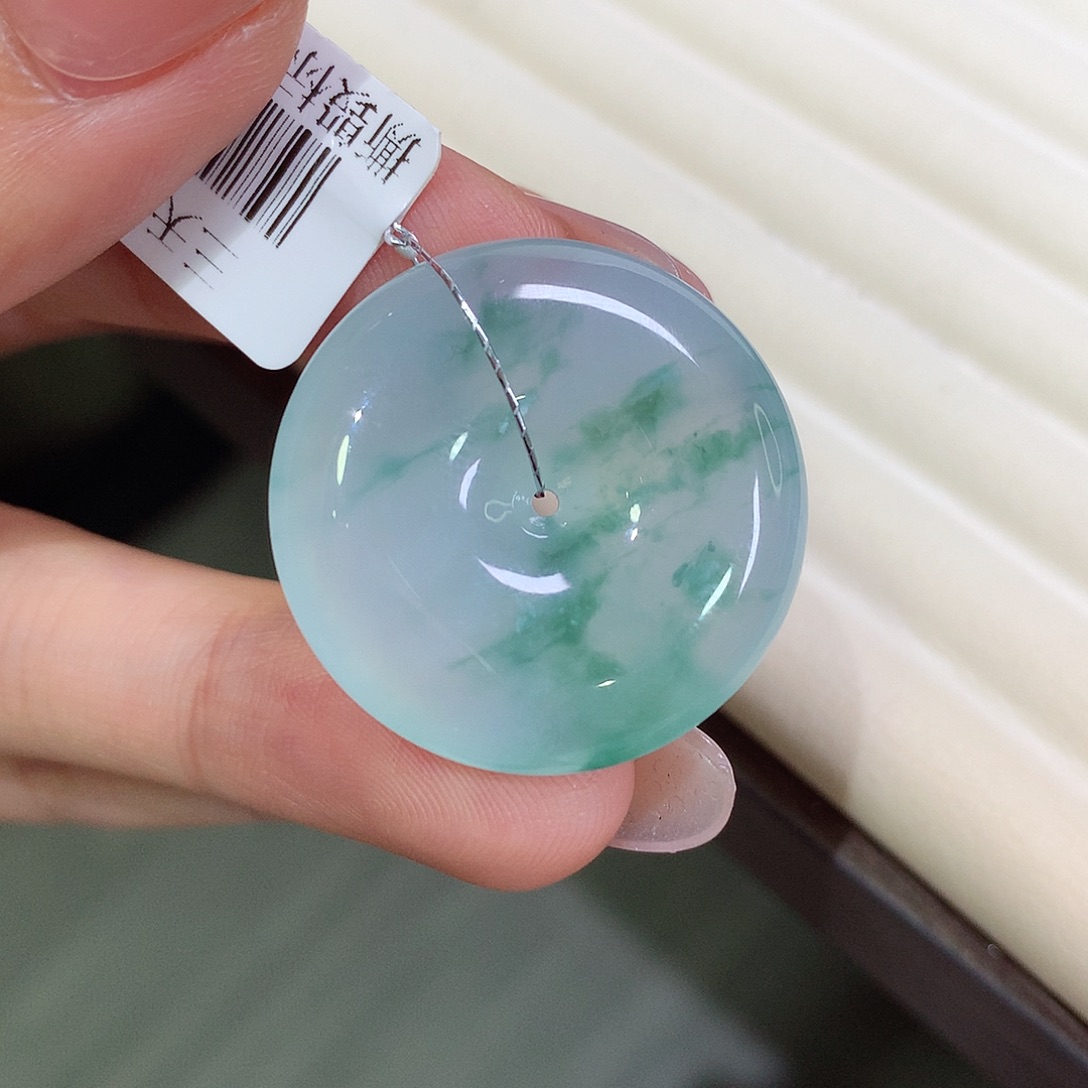 翡翠未镶嵌颈饰26.4-6