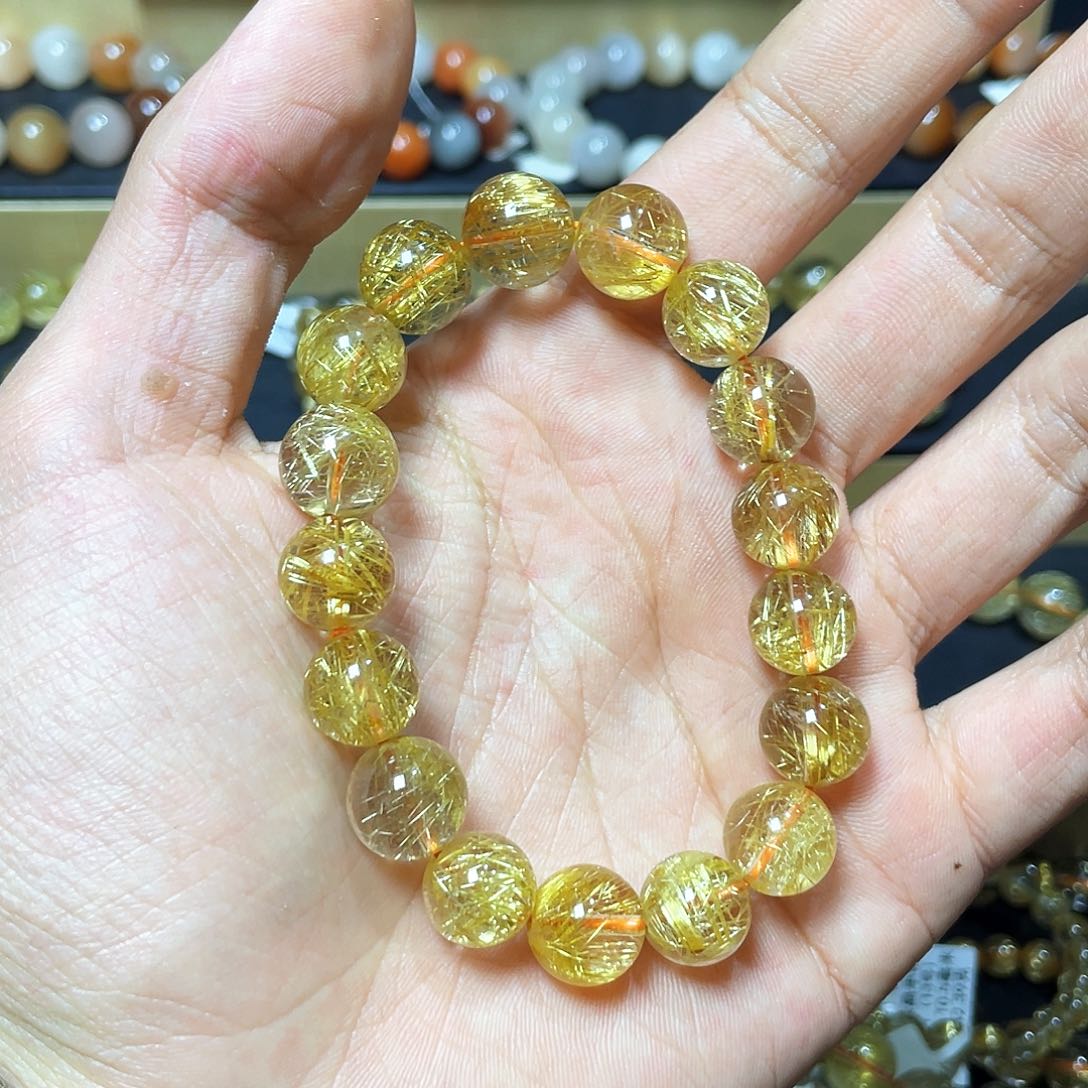 水晶手链未镶嵌钛晶12