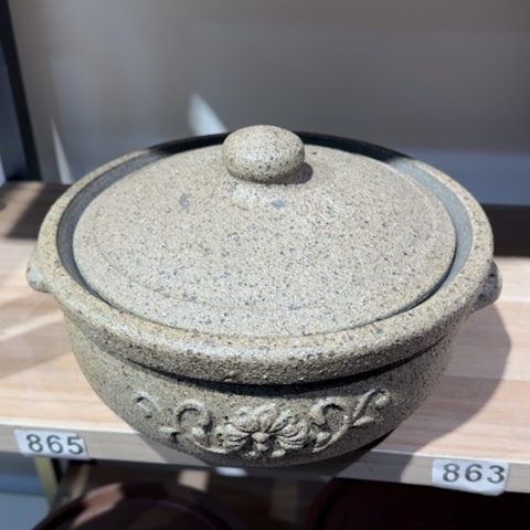 用****8手工复烧土砂锅3升