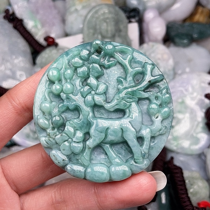 颈饰未镶嵌翡翠翡翠