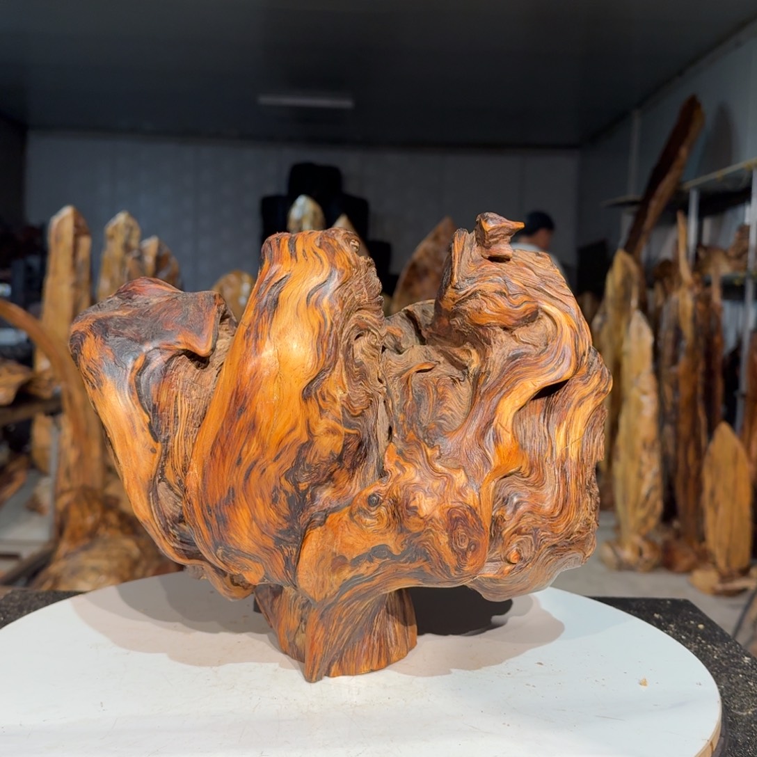 用***7木佳友琥珀木摆件23