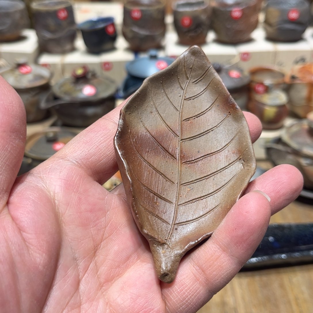 备前茶杯茶则茶杯