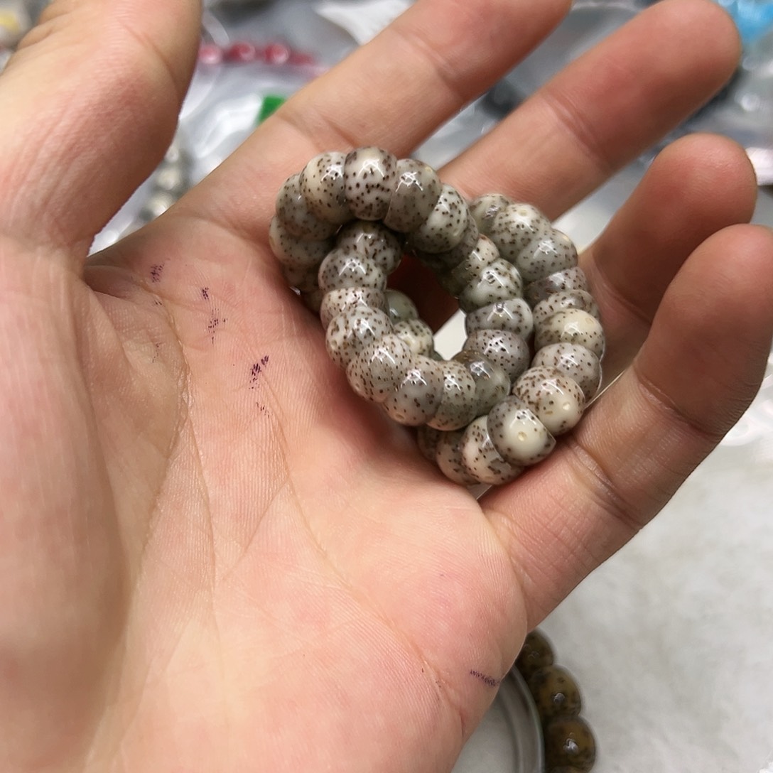 星月菩提手串95快乐星月菩提猪大肠蒜瓣10