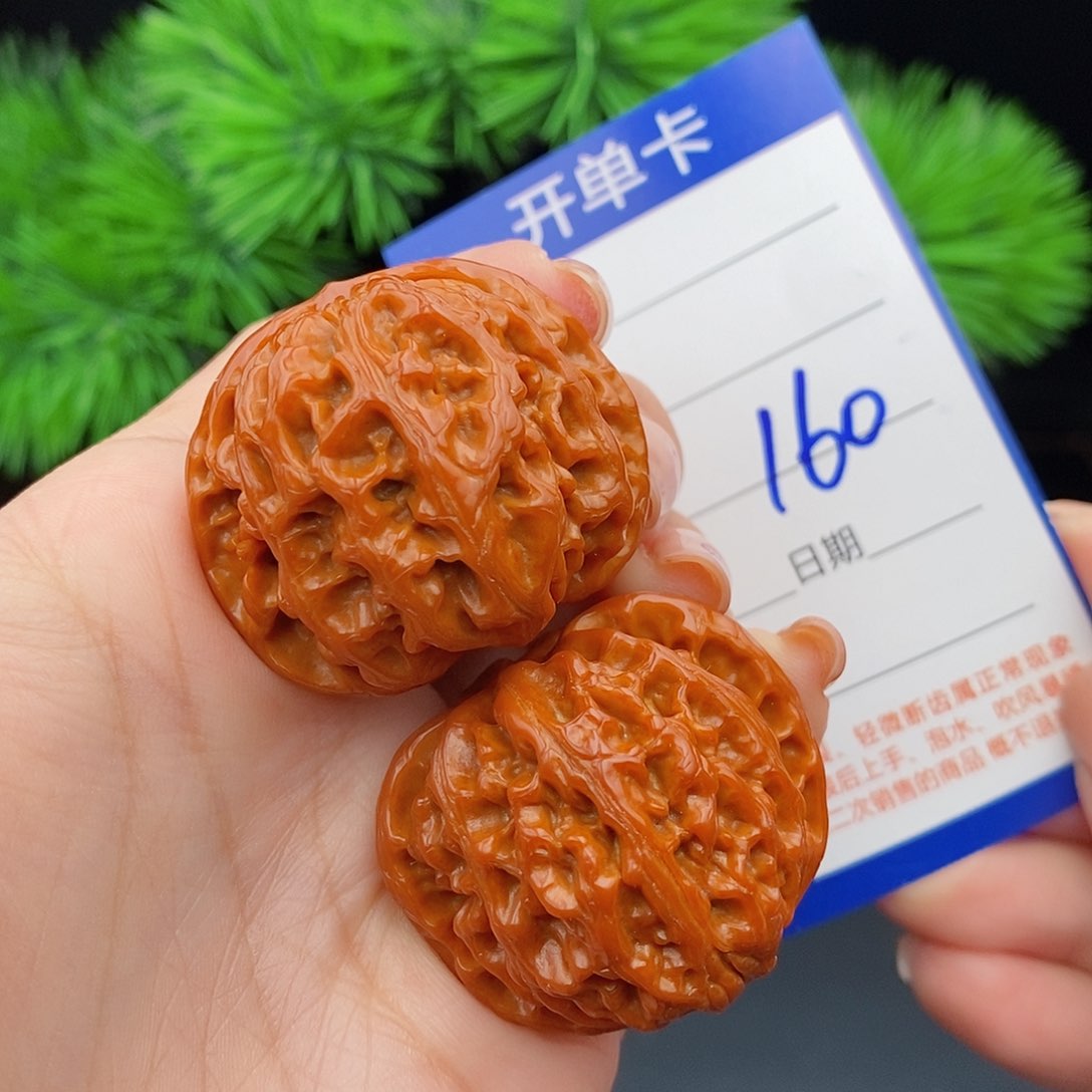 文玩核桃把件38苹果160