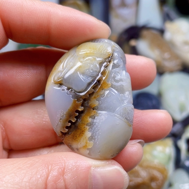 和田玉挂件未镶嵌